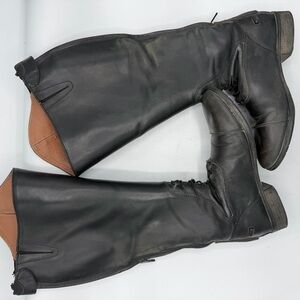 TredStep Ireland Black Leather Riding Boots